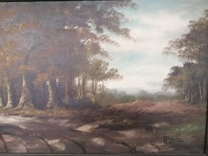 Geert Schreuder - Hollandse School (20e eeuw) - Zandpad door het bos kopen? Bied vanaf 1!