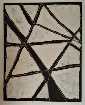 John Foppen - Cornfields Demarcated.......# K 05. XL. GROOT. kopen? Bied vanaf 195!