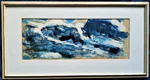 Jan Meine Jansen - Olieverf op Papier - Winters Landschap - Handgesigneerd - Circa 1960 verkocht voor € 50!