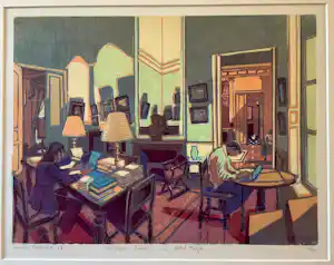 Wendelien Schonfeld - De "groene" kamer in Hôtel Turgot vendu pour 185€ !