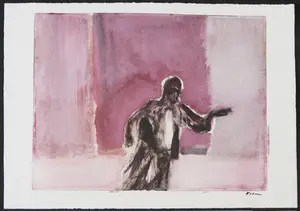 Luis Filcer - Drie unieke werken op papier (monotype), Staand figuur kopen? Bied vanaf 1!