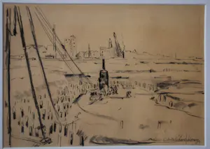 Charles J. Kemper - Rotterdam wederopbouw centrum circa 1946 kopen? Bied vanaf 50!