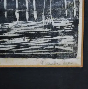 Abraham van der Zee - zeldzame houtsnede van de (Grote) St.Janskerk te Schiedam - kopen? Bied vanaf 45!