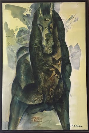 Frits van Eeden - Groot schilderij van paard (1/2) kopen? Bied vanaf 300!