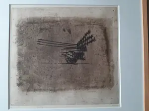 Arnold van Griensven - Ets, Titel, "Op weg ". 1972 kopen? Bied vanaf 40!