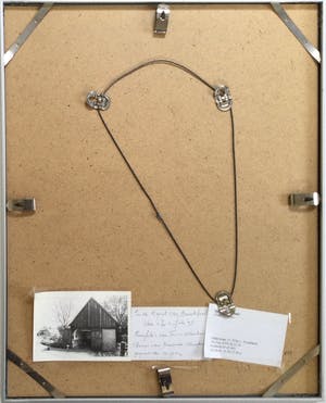 Truus Nienhuis - z.t. | unieke collage/assemblage - ingelijst kopen? Bied vanaf 85!