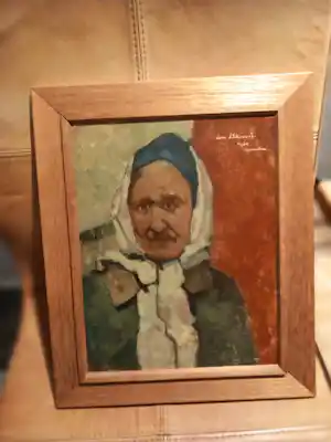Koos Stikvoort - Portret van een Indiaanse vrouw verkocht voor € 150!