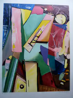 Sandra Jayat - Litho, Vouloir Voir verkocht voor € 40!