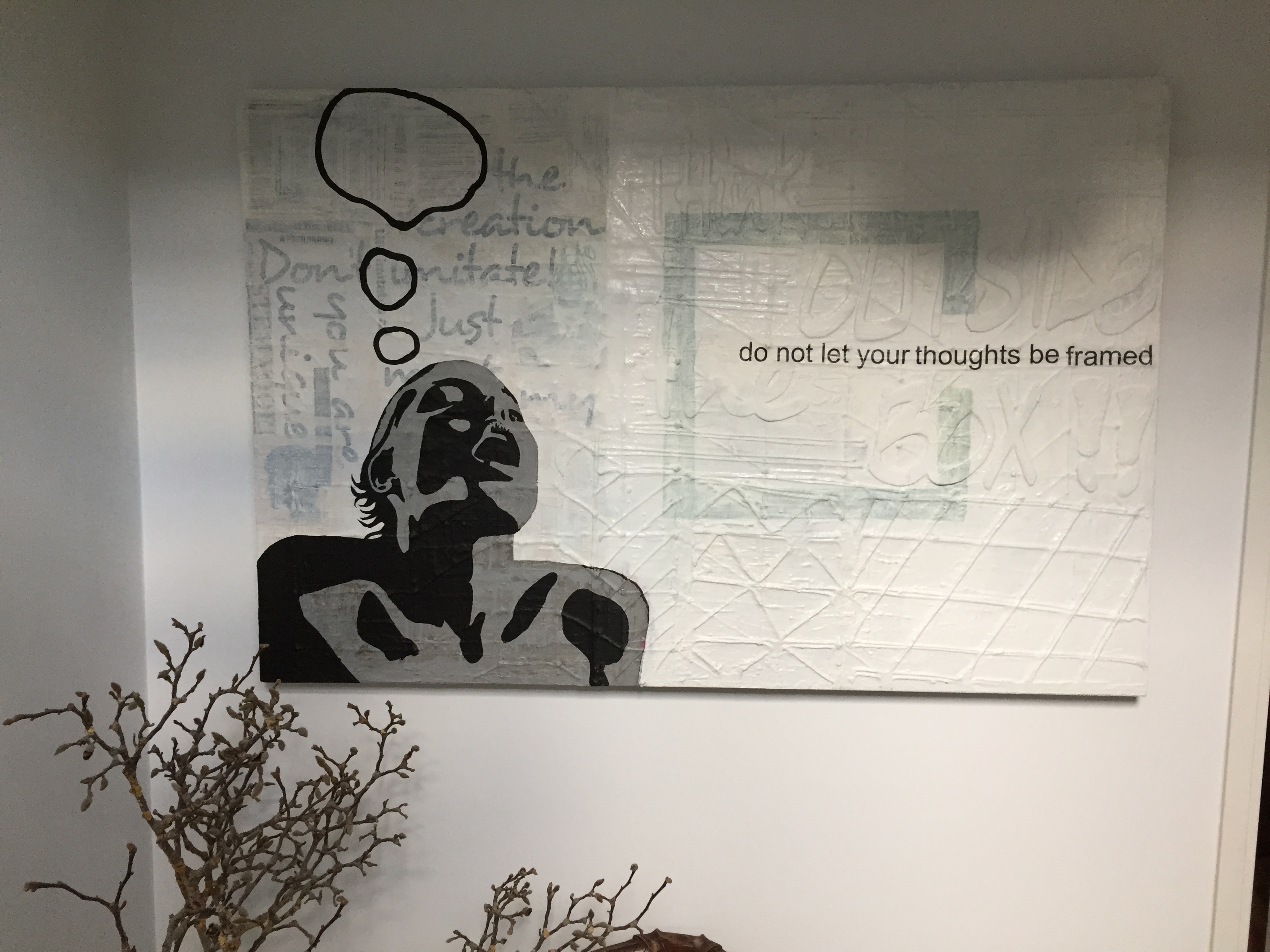 Niet of onleesbaar gesigneerd - Do not let your thoughts be framed kopen? Bied vanaf 1!