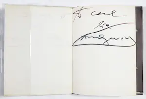 Andy Warhol - Gesigneerd boek met persoonlijke noot, Screen tests: A diary kopen? Bied vanaf 1!