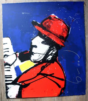 Herman Brood - zeefdruk: ik (de pianist) kopen? Bied vanaf 375!