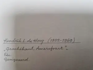 Hendrik de Hoog - Grachtkant Amersfoort kopen? Bied vanaf 25!