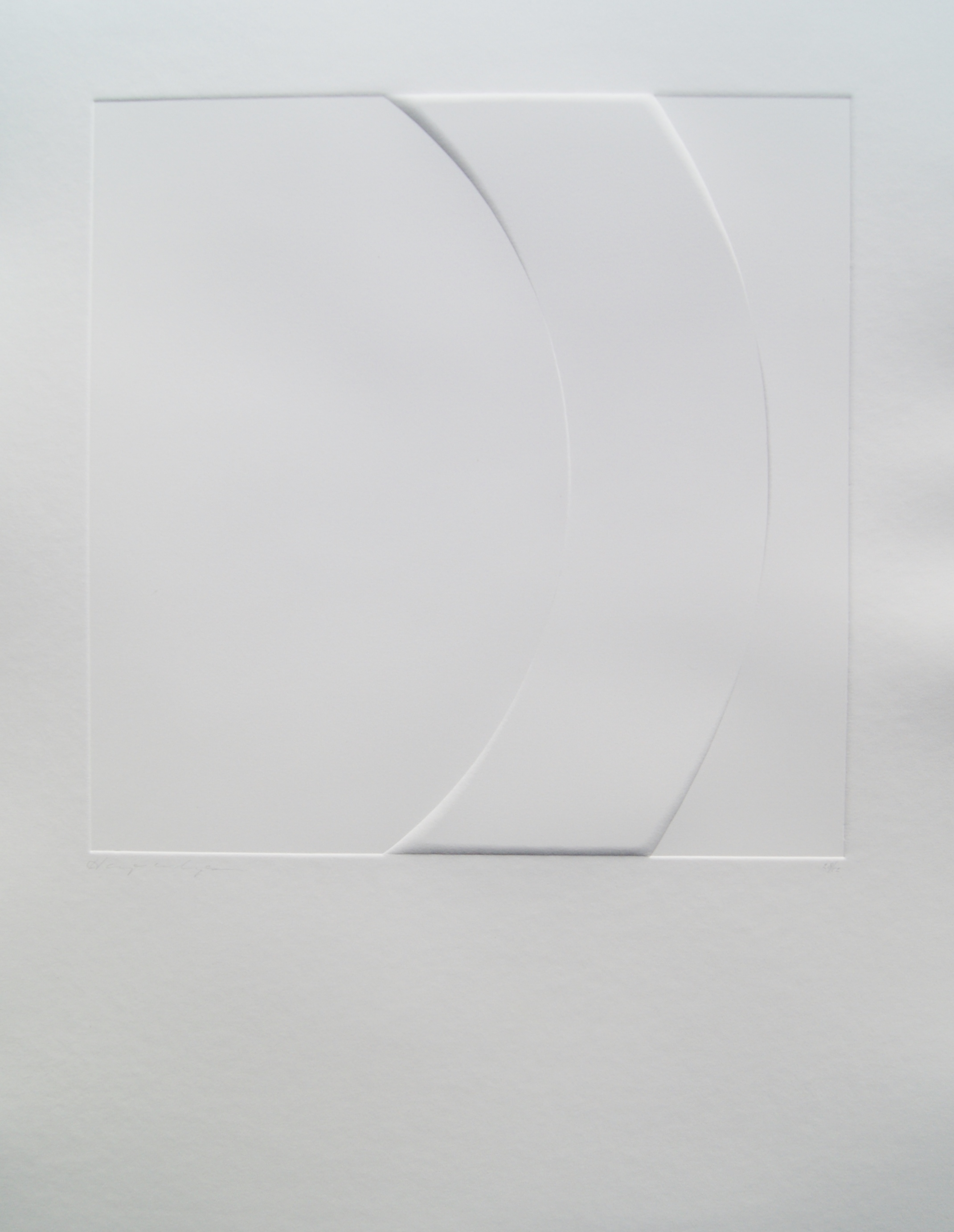 Harry van Kuyk - minimalistische diepdruk - 1973 - ZERO verkocht voor € 350!