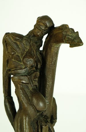 Brons (Onbekend) - Leda en de Zwaan - 12 kg kopen? Bied vanaf 795!