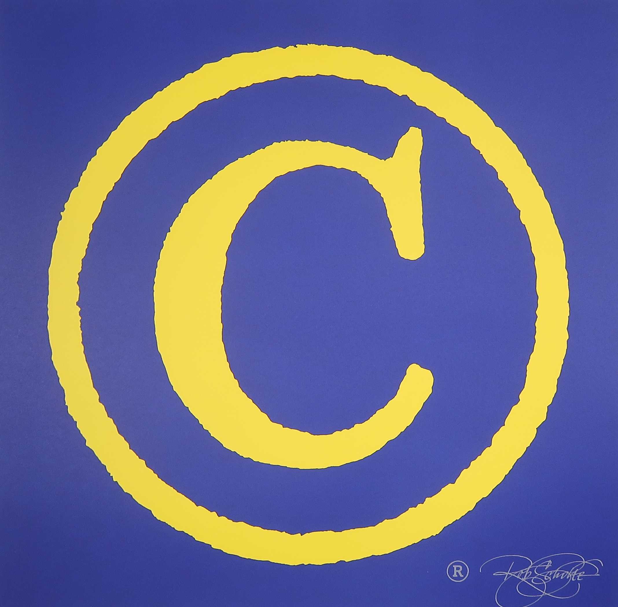 Rob Scholte - Zeefdruk, Copyright verkocht voor € 100!