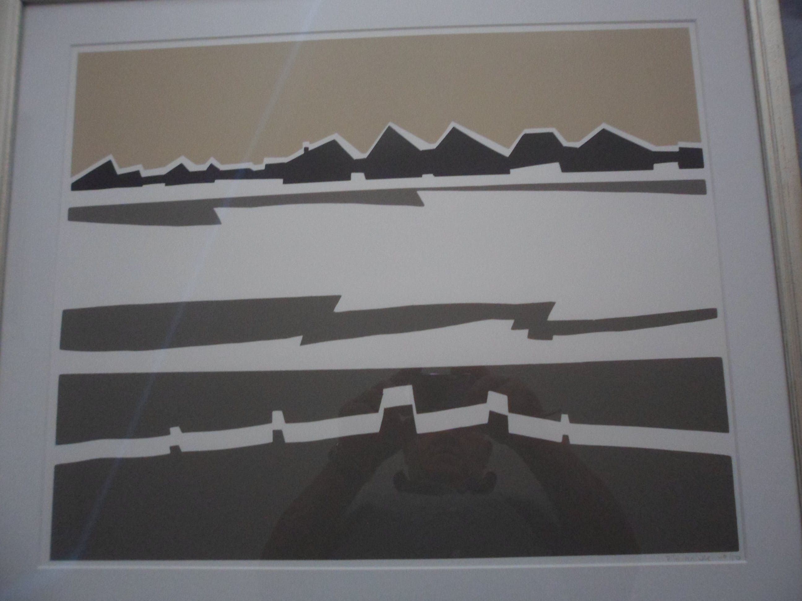 Bob Immink - Zeefdruk, Titel Varkensland bij watergang kopen? Bied vanaf 40!