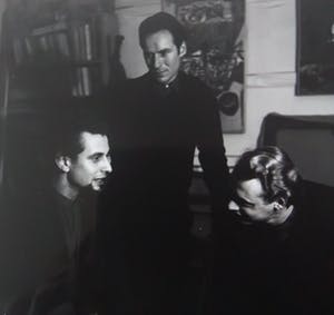 Corneille - Henny Riemens foto Corneille en Simon Vinkenoog COBRA 1951-54 kopen? Bied vanaf 50!