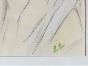 Niet of onleesbaar gesigneerd - Twee dames in Art-Deco stijl - Kleurtekeningen kopen? Bied vanaf 1!