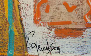 Ellen Gerritsen - Gemengde techniek op doek, Zonder titel kopen? Bied vanaf 20!