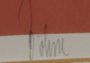 Niet of onleesbaar gesigneerd - Litho. Zonder titel - Ingelijst kopen? Bied vanaf 10!