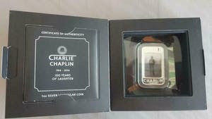 Curiosa - Charlie Chaplin 100 YEARS OF LAUGHTER 1 oz .999 Silver Lenticular Coin Bar kopen? Bied vanaf 75!
