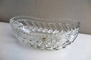 Walther glas - Schaal en servethouder - Kristalglas en Kristallen Vaas - Floraal decor kopen? Bied vanaf 10!