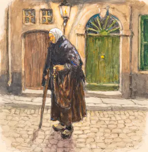 Henry Cassiers - De oude vrouw kaufen? Bieten Sie von 250!