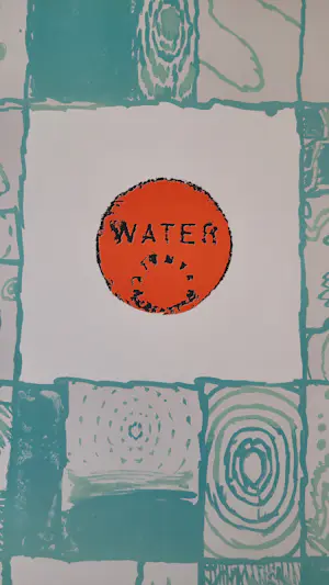 Pierre Alechinsky - Water NYC - Grote litho, 1985 kopen? Bied vanaf 1000!