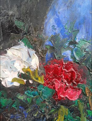 Willem Reinders - Stilleven. Rozen in vaas. De Ploeg. kopen? Bied vanaf 275!