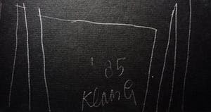 Klaas Gubbels - pen en potloodtekening in boek van galerie Espace + 3 catalogussen kopen? Bied vanaf 99!