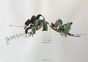 Armin Mehling - Mooie aquarel - Uniek gesigneerd werk uit 1976 kopen? Bied vanaf 55!