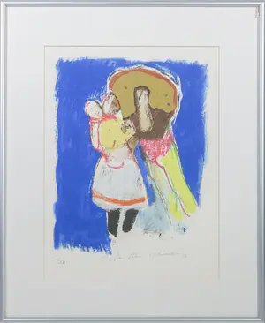 Jan Sierhuis - Arthur Spronken, Kees Salentijn, Mara Jedrysko, e.a. SET van 8 ingelijste werken kopen? Bied vanaf 100!