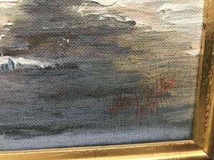 Niet of onleesbaar gesigneerd - H. Van Geffen (20e eeuw) - Riviergezicht kopen? Bied vanaf 1!