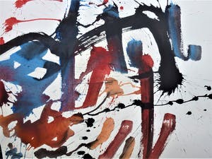 Anton Heyboer - De oervogel Krachtige schildering . kopen? Bied vanaf 350!