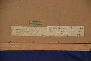 Frans Letanche - Straatje - 1950 - gouache op papier - BKR Amsterdam kopen? Bied vanaf 20!