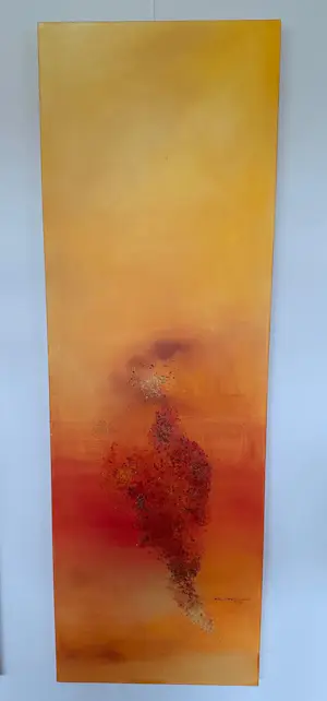 Nell van Groningen - Acrylwerk schelpen met zand kopen? Bied vanaf 299!
