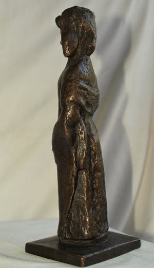 Brons (Onbekend) - Oud bronzen beeld , “Vrouw” – Uit nalatenschap van Herman van den Eerenbeemt kopen? Bied vanaf 1!