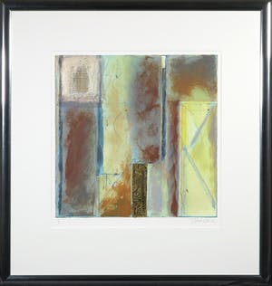 Starlie Sokol-Hohne - Monotype, Abstracte compositie - Ingelijst kopen? Bied vanaf 35!