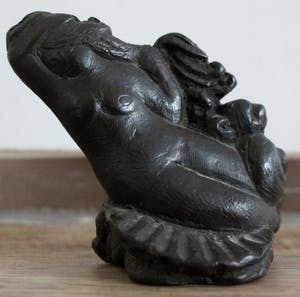 Jan Meefout - Bronzen beeldje: Zeemeermin kopen? Bied vanaf 495!