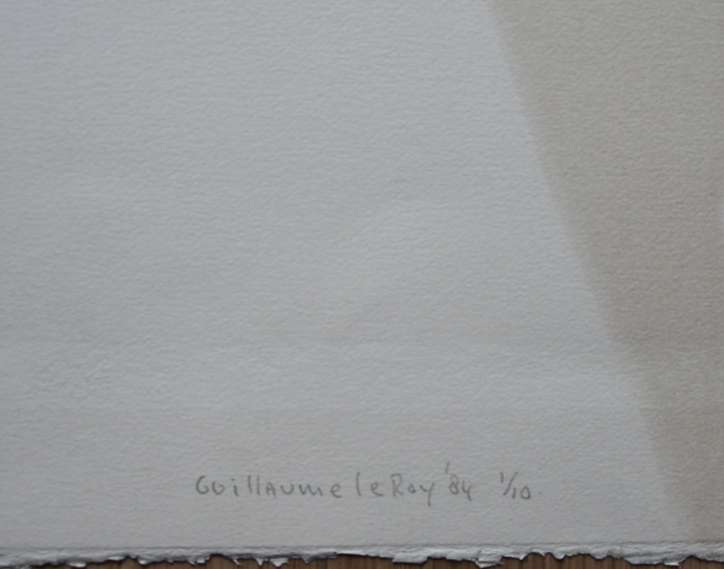 Guillaume Le Roy - Guillaume Le Roy # COMPOSITIE # groot formaat houtsnede, 1984, mint kopen? Bied vanaf 95!
