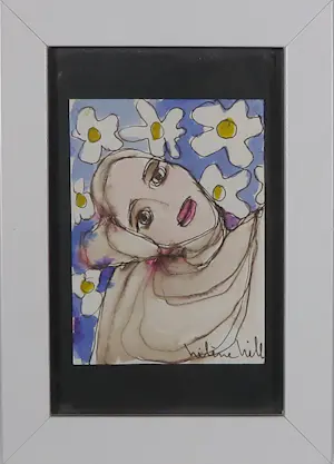 Helene Hill - Gemengde techniek, Lot van 7 werken kopen? Bied vanaf 20!