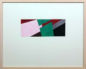 Henri Plaat - Gouache, Zonder titel - Ingelijst verkocht voor € 50!