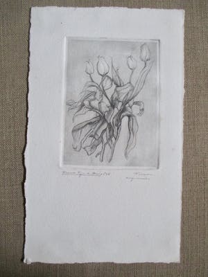 Ruurd van den Berg - Ets Tulpen kopen? Bied vanaf 25!