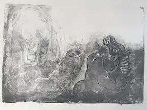 Reidar Magnus - Originele kleurenlitho - Proefdruk 12 - 5/6 + info pagina over artiest kopen? Bied vanaf 55!