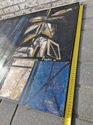 Vicente Martin - Luna - abstracte compositie kopen? Bied vanaf 200!