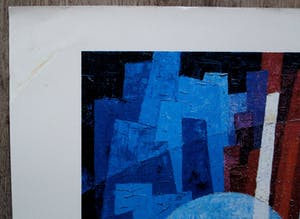 Frits Vogel - Zeefdruk: Geometrische compositie (laatste exemplaar!) kopen? Bied vanaf 40!