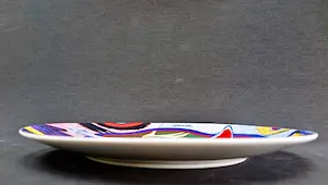 Corneille - Kunstbord met drie schaaltjes - op achterzijde gesigneerd kopen? Bied vanaf 1!