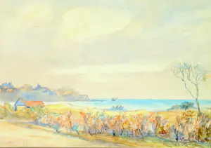 Nico Burgdorffer - 1889-1943 AQUAREL UIT 1913 JAVA NEDERLANDS INDIE GESIGNEERD INGELIJST kopen? Bied vanaf 75!