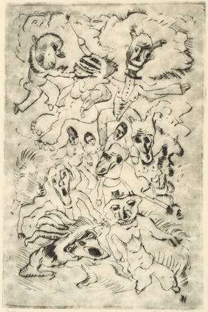 Cor de Wolff - Droge naald op papier, Monsters kopen? Bied vanaf 1!