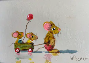 Henk Poeder - Muisjes in bolderkar met vadertje lief kopen? Bied vanaf 89!